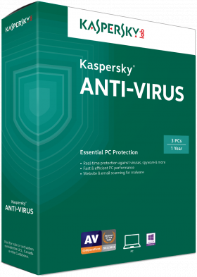 Phần mềm diệt virus Kaspersky Antivirus 1 máy tính (KAS 1PC)