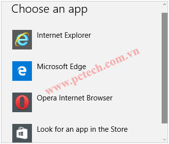 Cách thay đổi trình duyệt mặc định trong Win 10