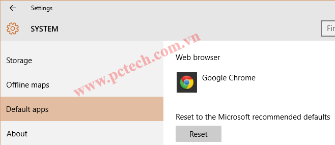 Cách thay đổi trình duyệt mặc định trong Win 10