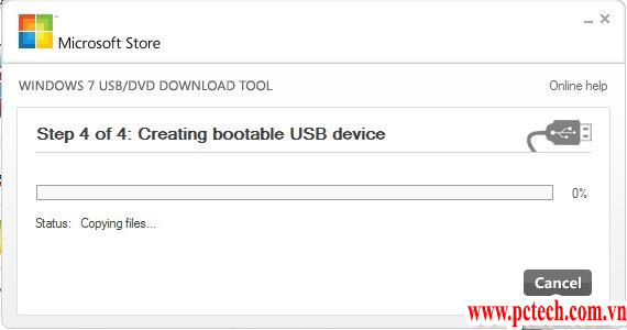 Cách tạo bộ cài windows 10 từ USB