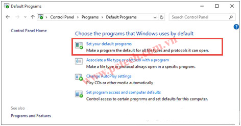 Cách thay đổi trình duyệt mặc định trong Win 10