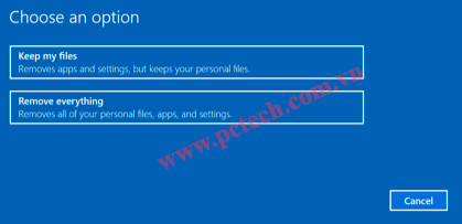 Cách sử dụng tính năng Reset trên Windows 10 Cách sử dụng tính năng Reset trên Windows 10