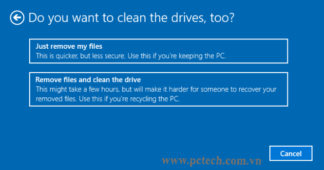 Cách sử dụng tính năng Reset trên Windows 10 Cách sử dụng tính năng Reset trên Windows 10