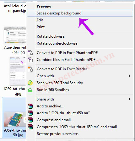 ĐỔI HÌNH NỀN DESKTOP MÁY TÍNH