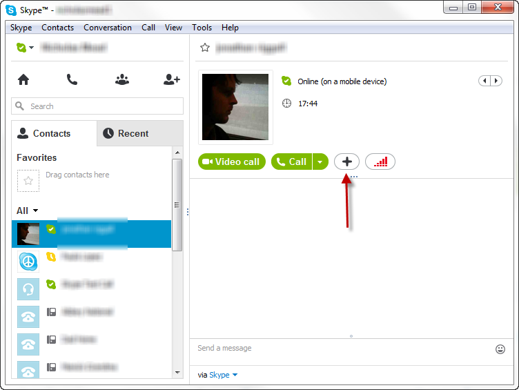 Chia sẻ màn hình máy tính qua Skype 