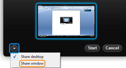 Chia sẻ màn hình máy tính qua Skype 