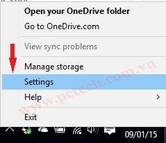 THAY ĐỔI THƯ MỤC LƯU TRỮ MẶC ĐỊNH CỦA ONEDRIVE TRÊN WIN 10