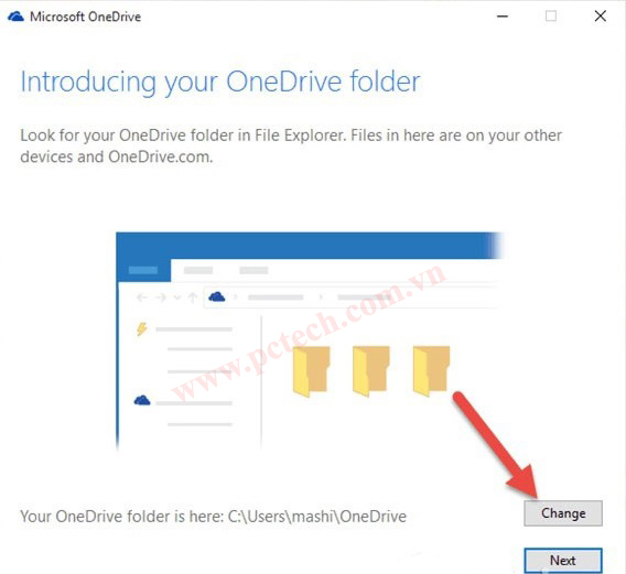 THAY ĐỔI THƯ MỤC LƯU TRỮ MẶC ĐỊNH CỦA ONEDRIVE TRÊN WIN 10