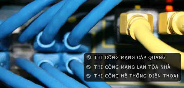 Thi công mạng ngân hàng