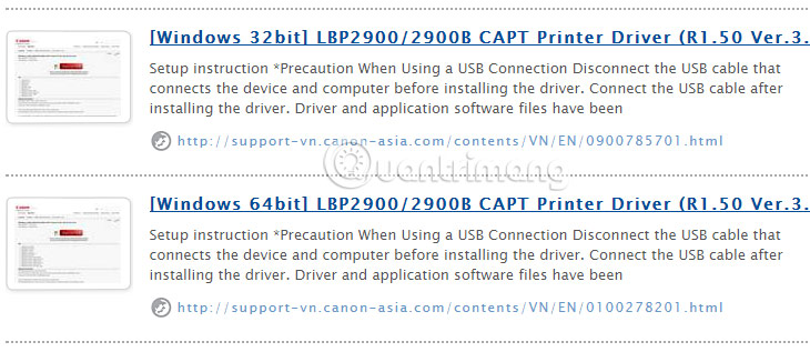 Hướng dẫn cài đặt máy in Canon LBP 2900 trên Windows