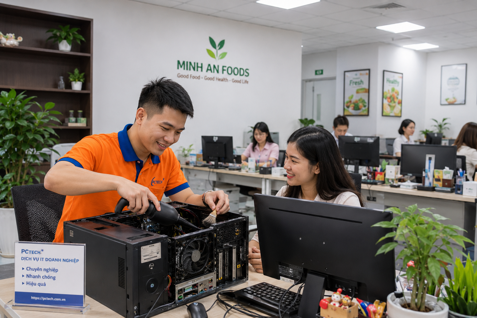 Thợ sửa máy tính tại nhà