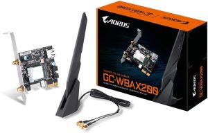 Card Wi-Fi 6 PCIe Gigabyte GC-WBAX200 + Bluetooth 5.1