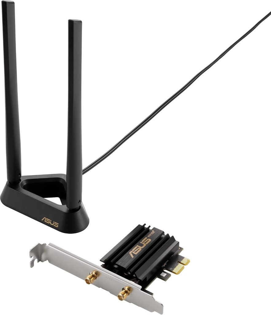 Card Wi-Fi 6E PCIe ASUS PCE-AXE59BT AXE5400 + Bluetooth 5.2